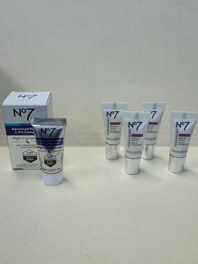 No7 5p Firming Booster Serum & Advanced Retinol Night Concentrate NIB $30